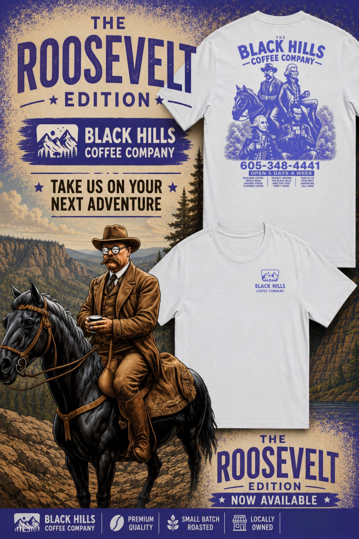 Roosevelt Tees - Purple